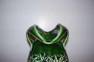 Vintage McCoy Vase   MCP 17   1968   Starburst Green  