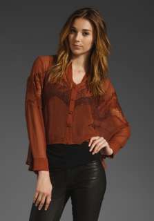 FUNKTIONAL Betty Lace Blouse in Canyon  