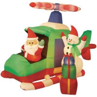 Home Accents Holiday 7 ft. Animated Helicopter Airblown 83408 at The 