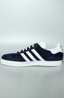 adidas The Gazelle 2 Suede Sneaker in Marine White  Karmaloop 