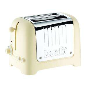 Dualit Lite Commercial Toaster 2  Slice Toaster Cream Soft Touch 26102 