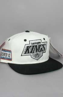 Vintage Deadstock Los Angeles Kings Fitted HatWhiteBlack  Karmaloop 