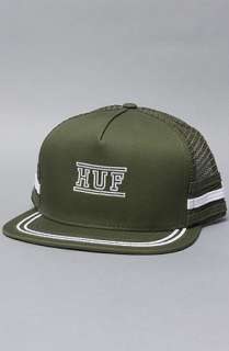 HUF The National Sport Snapback Hat in Olive  Karmaloop   Global 