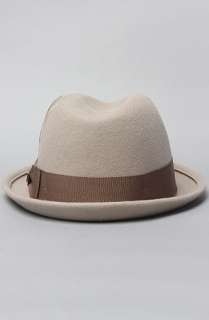 Brixton The Gain Crushable Felt Fedora in Beige  Karmaloop 