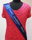 personalized sash  