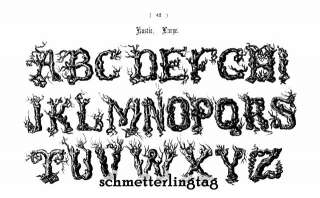 Victorian Alphabet Book Ancient Initials Monograms 1858  