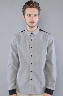 February Fourth The Synergy Buttondown Shirt in Charcoal  Karmaloop 