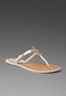 JUICY COUTURE Frankie Starfish Sandal in White  