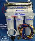 Stage RO 80 gpd Membrane + Booster Pump Reverse Osmosis Water Filter 