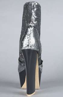 Sole Boutique The Anne XIV Shoe in Pewter Glitter  Karmaloop 