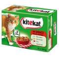 Kitekat Multipack 12x100g Bunte Vierfalt in Soße, 1er Pack (1 x 1.2 