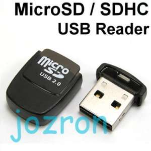   SD SDHC TF Nano Mini USB Reader Adapter MR1 Netbook Mobile Car Black