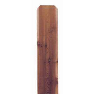In. X 6 In. X 6 Ft. Western Red Cedar Dog Eared Picket 17270 at 