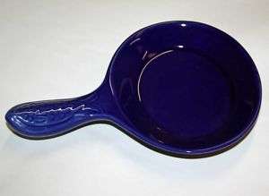 Cobalt Blue Scampi Serving Skillet Dishes Ceramic New  