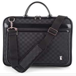 16 Women LAPTOP Macbook Pro 15 CASE BAG Fron pocket Checker Pattern 