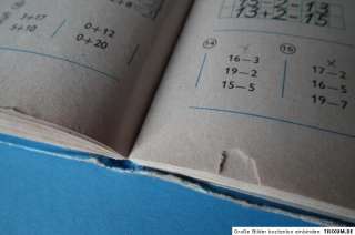 antikes DDR Schulbuch Mathematik 1 Klasse nachschlagen lernen Volk u 
