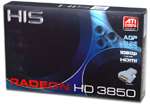 HIS Radeon HD 3850 Video Card   512MB GDDR3, AGP 8x, (Dual Link) Dual 