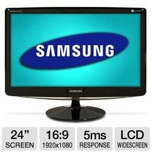Samsung B2430H 24 LCD Monitor   1080p, 1920x1080, 169, 5ms, 10001 