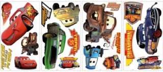 New Disney Cars Wall Decals Lightning McQueen Stickers 034878035000 