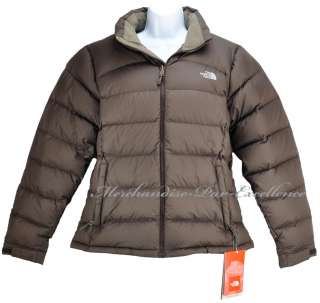 New NORTH FACE NUPTSE 2 Womens 700 Down Jacket Coat BRUNETTE BROWN 