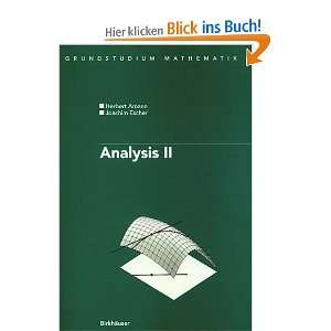 Analysis 2 Analysis, Bd.2  Herbert Amann, Joachim Escher 