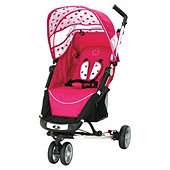 Petite Star Ziax 3 Wheel Stroller, Pink Fizz Spot