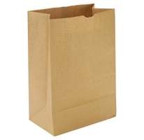 57 Brown Natural 1/6 BBL Paper Grocery Shopping Bags   500 pk  