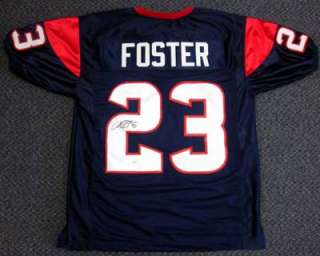 ARIAN FOSTER AUTOGRAPHED SIGNED TEXANS JERSEY JSA  