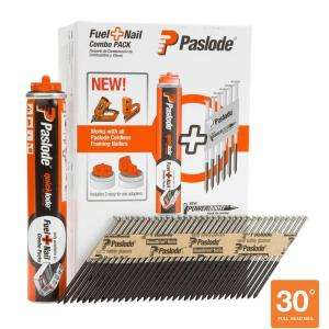 Paslode Fuel + Nail Combo Pack (Size 3 1/4X .131) 650535 at The Home 