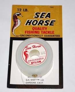   Sea Horse 12lb Test 20 Yards Spool Nylon Fishing Line Tackle  
