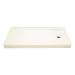   Single Threshold Shower Base in Biscuit 72141120 96 