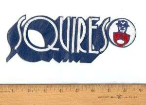 Virginia Squires ABA Defunct Logo Stitch Leather Patch  