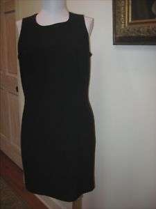LORD & TAYLOR Black Fitted Dress   Size 8P   EUC  