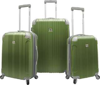 Beverly Hills Country Club Malibu 3 Piece Hardside Spinner Luggage Set 