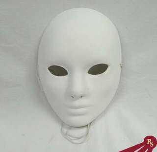 PAPER MACHE CRAFT MASK   Blank Masks   PLAIN WHITE  