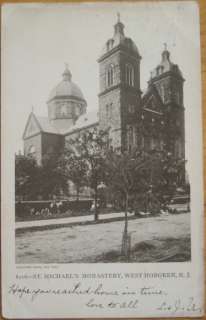1905 Postcard St. Michaels Monastery West Hoboken, NJ  