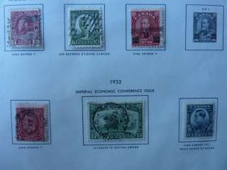 CANADA 1851 1931 VERY FINE USED CLASSICS STAMP COLLECTION, ALBUM PAGES 