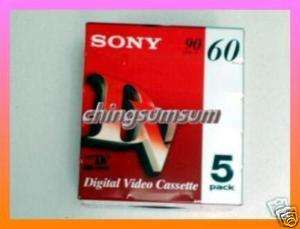 Sony MiniDV Camcorder Video Cassette Tape x5 FREE S&H  