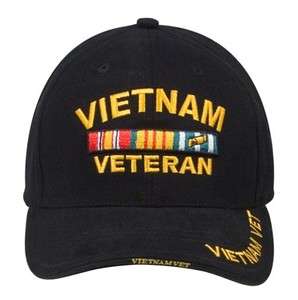 NEW Vietnam Veteran Low Profile Insignia Ball Cap  