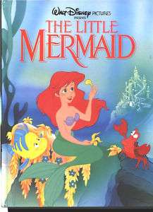 The Little Mermaid Disney, Twin Books (1989) Large Form  