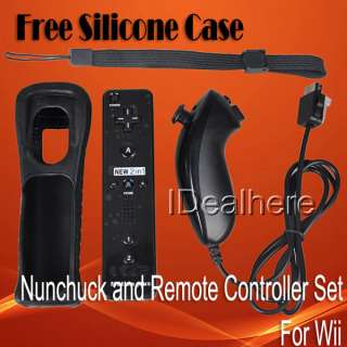   in Motion plus Nunchuck and Remote Controller For Nintendo Wii  