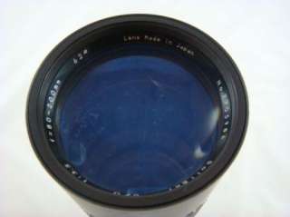 Soligor C/D f/3.5 80   200mm Made In Japan Lens  