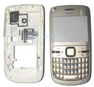 New Nokia C3 Full Housing Faceplate Cover +Tools Golden  