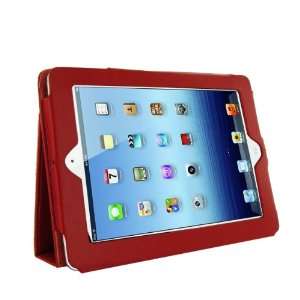 NEU KOLAY® iPad 3 Hülle   Leder Etui in Rot, Premium iPad 3 Case 