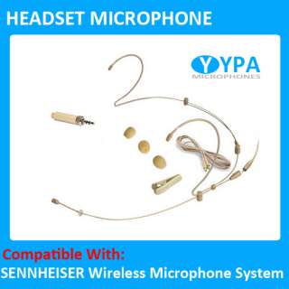 YPA MM2 Headset Microphone For SENNHEISER G2 G3 Wireless Mic  