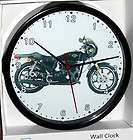 Vintage 1977 HD XLCR 1000cc Sportster, Custom Motorcycle Wall Clock