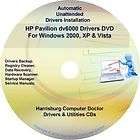 HP Pavilion dv6000 Driver Recovery Disc CD/DVD