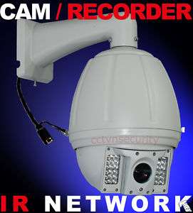 CCTV 480TVL IR IP Network PTZ Camera Recorder 27xZoom  