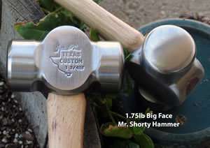 Flatland Forge (Jim Poor) 1.75lb Rounding Hammer  