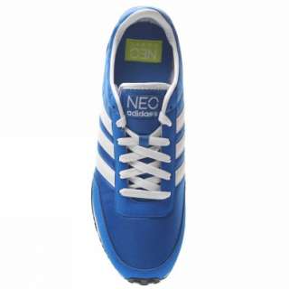 Adidas V Racer Nylon Uk Size Blue Trainers Shoes Mens New  